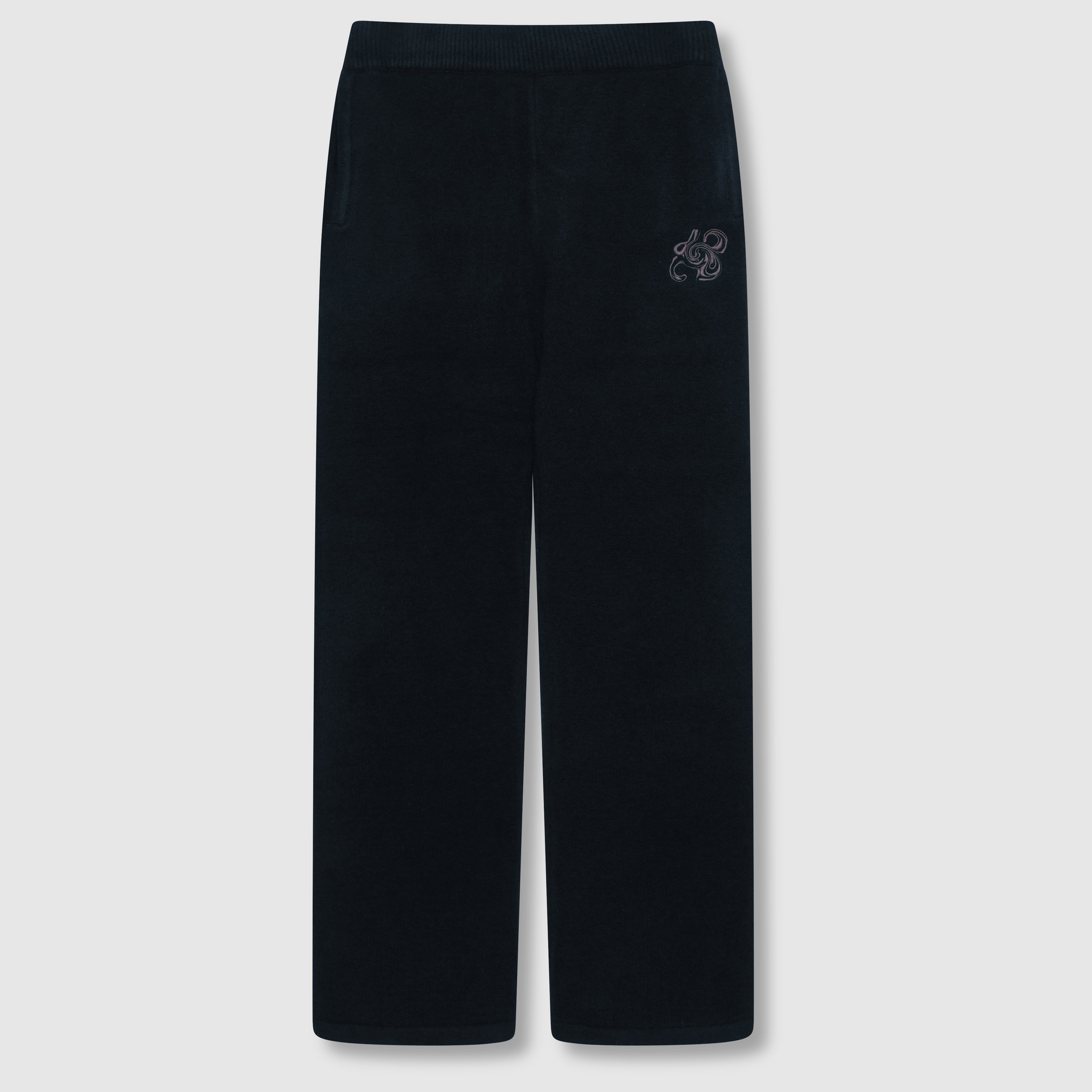 Amos Black Knitted Jogger