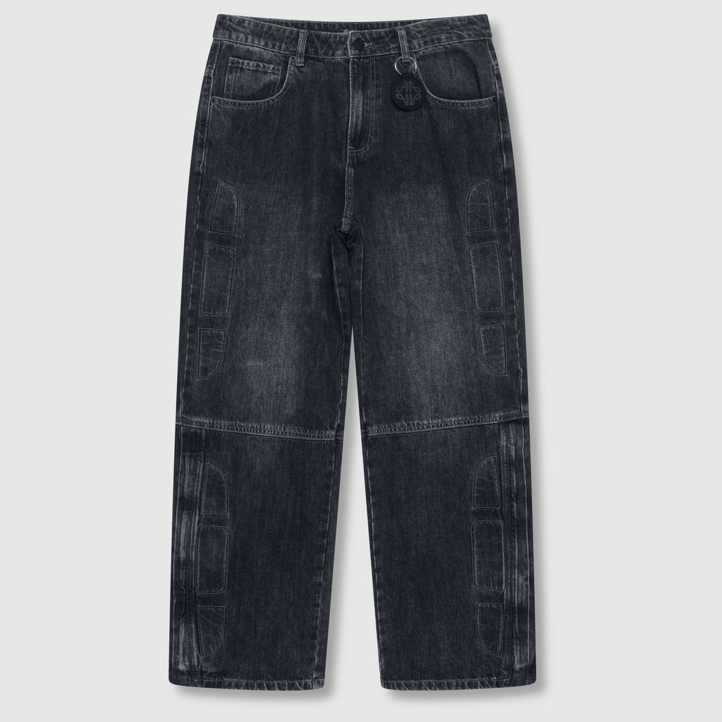 Generiere blaue Baggy-Jeans