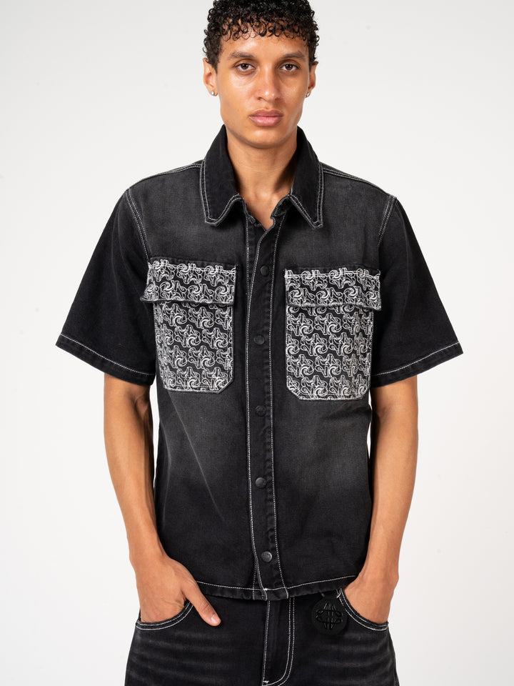 Keshi Denim Shirt Black
