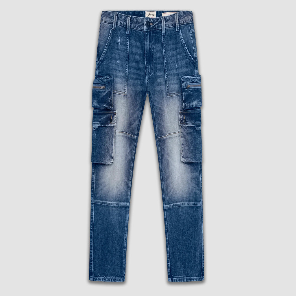 Jean cargo Cassara bleu