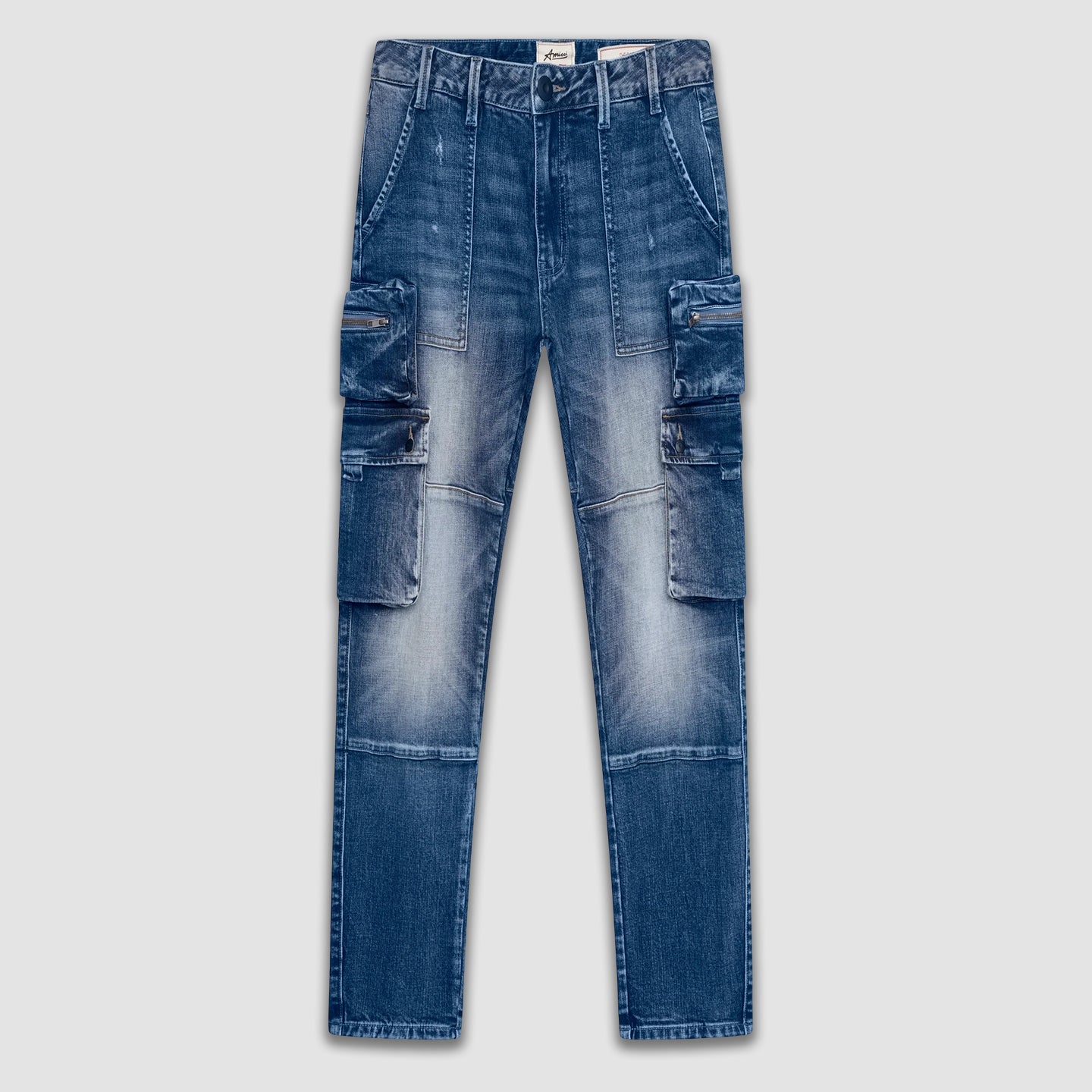 Jean cargo Cassara bleu