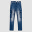 Cassara Jeans de Carga Azul