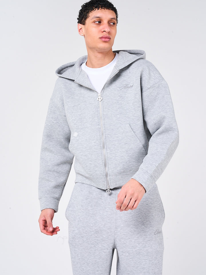 Atelier Grey Scuba Hoodie