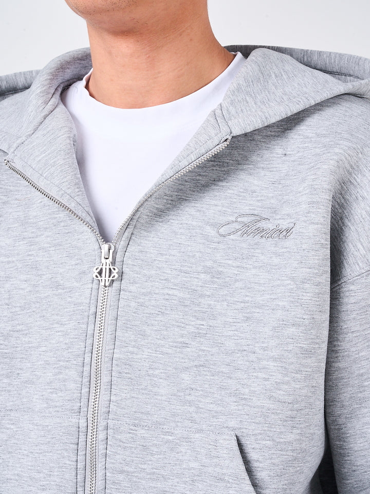 Atelier Grey Scuba Hoodie