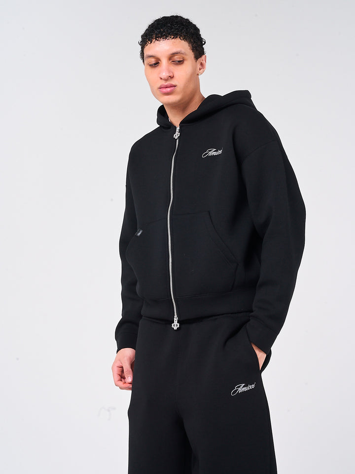 Atelier Black Scuba Hoodie