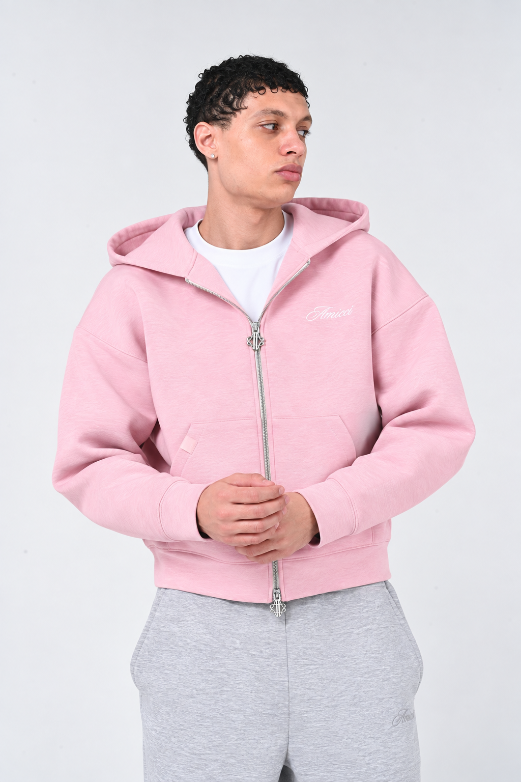 Atelier Pink Scuba Hoodie