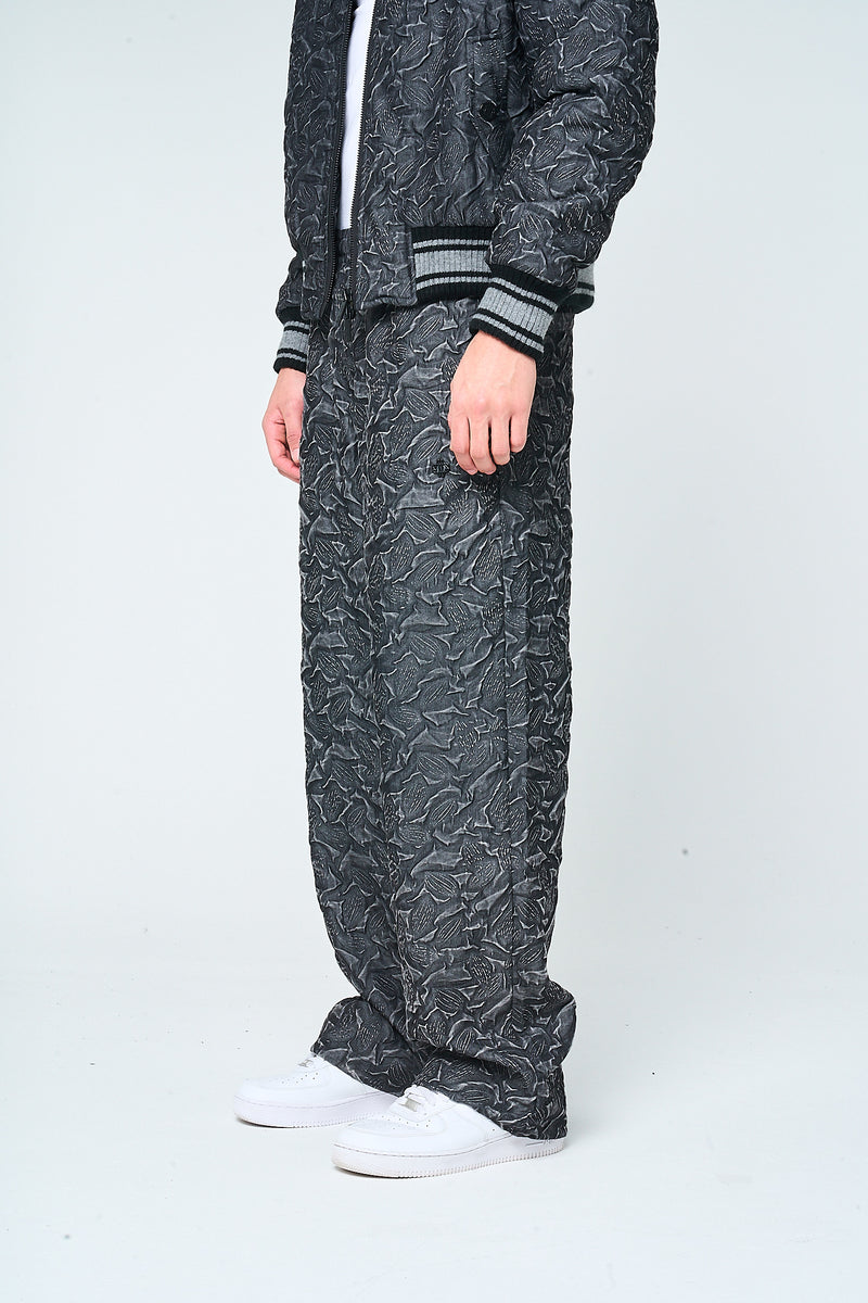 Fonsie joggingbroek met textuur