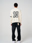 Nantes Long Sleeve White Knitted T Shirt