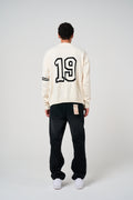 Nantes Long Sleeve White Knitted T Shirt