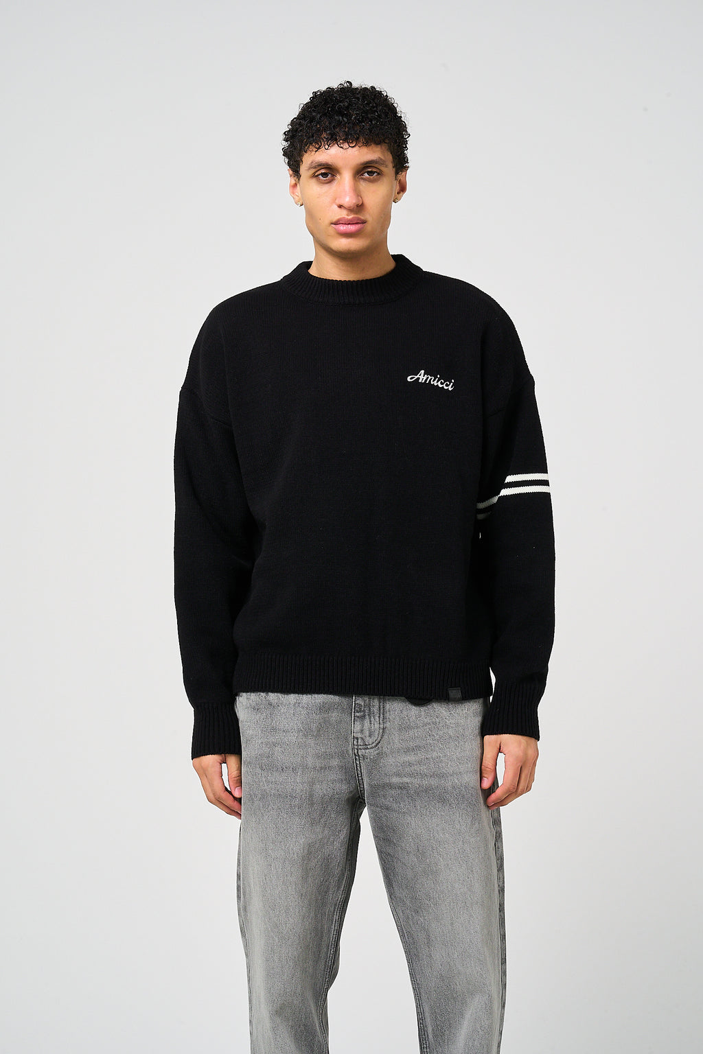 Nantes Long Sleeve Black T Shirt