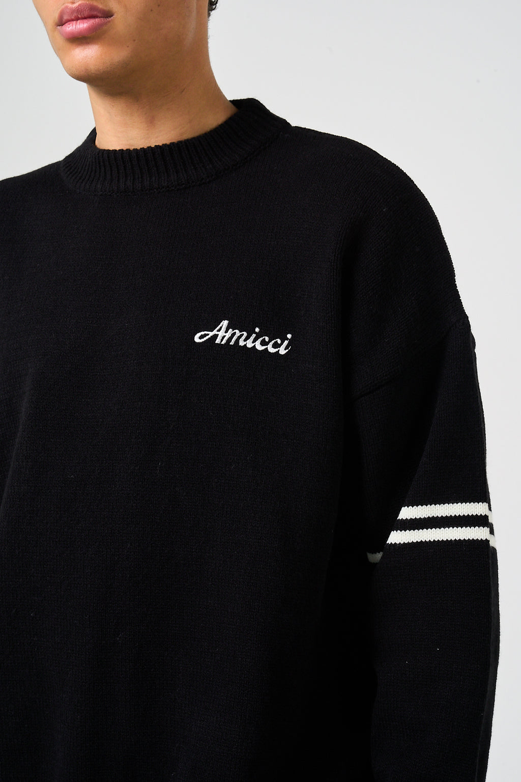 Nantes Long Sleeve Black T Shirt