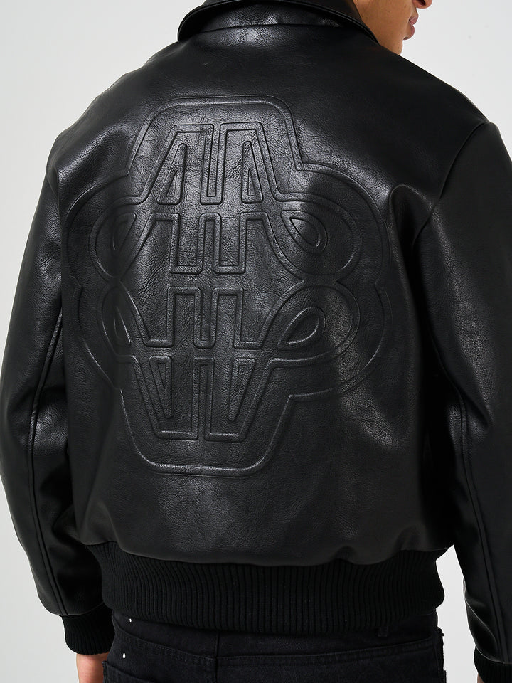 Fulton Leather Varsity Jacket