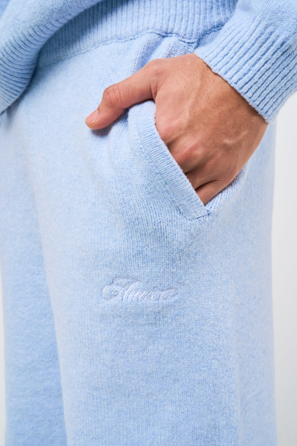 Dexter Blue Knitted Joggers