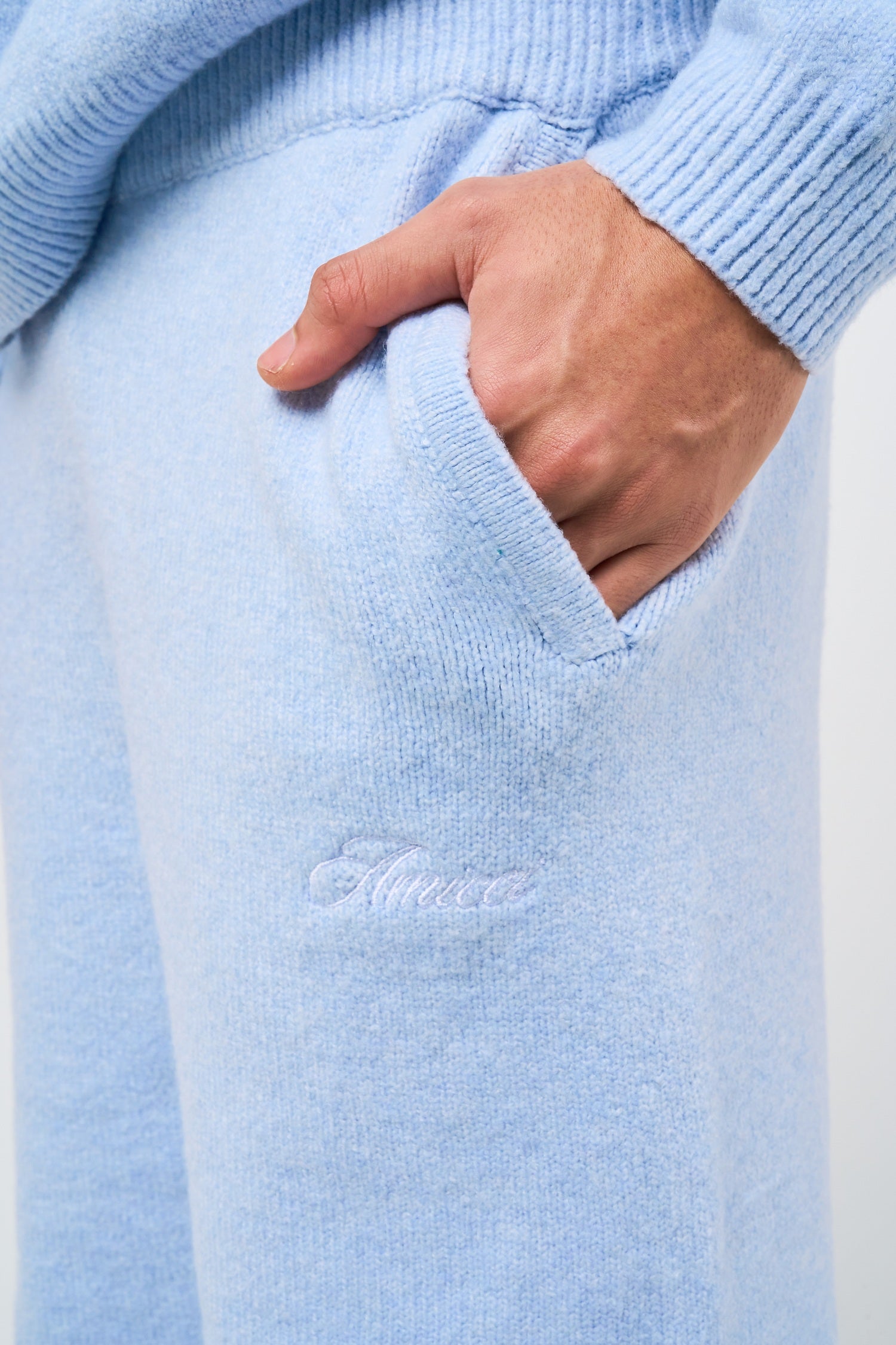 Dexter Blue Knitted Joggers