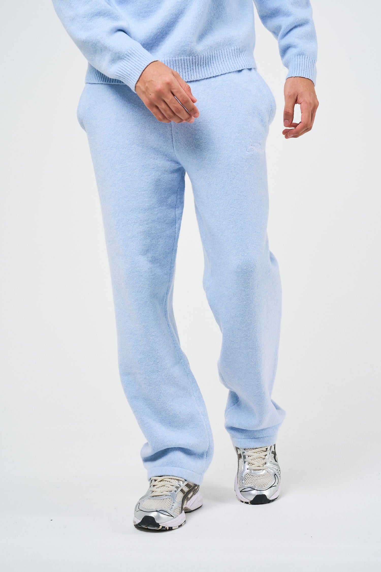 Dexter Blue Knitted Joggers