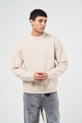 Dexter Beige Knitted Sweatshirt