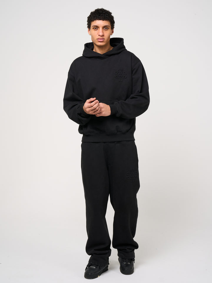 Reyes Emblem Logo Jogger Black