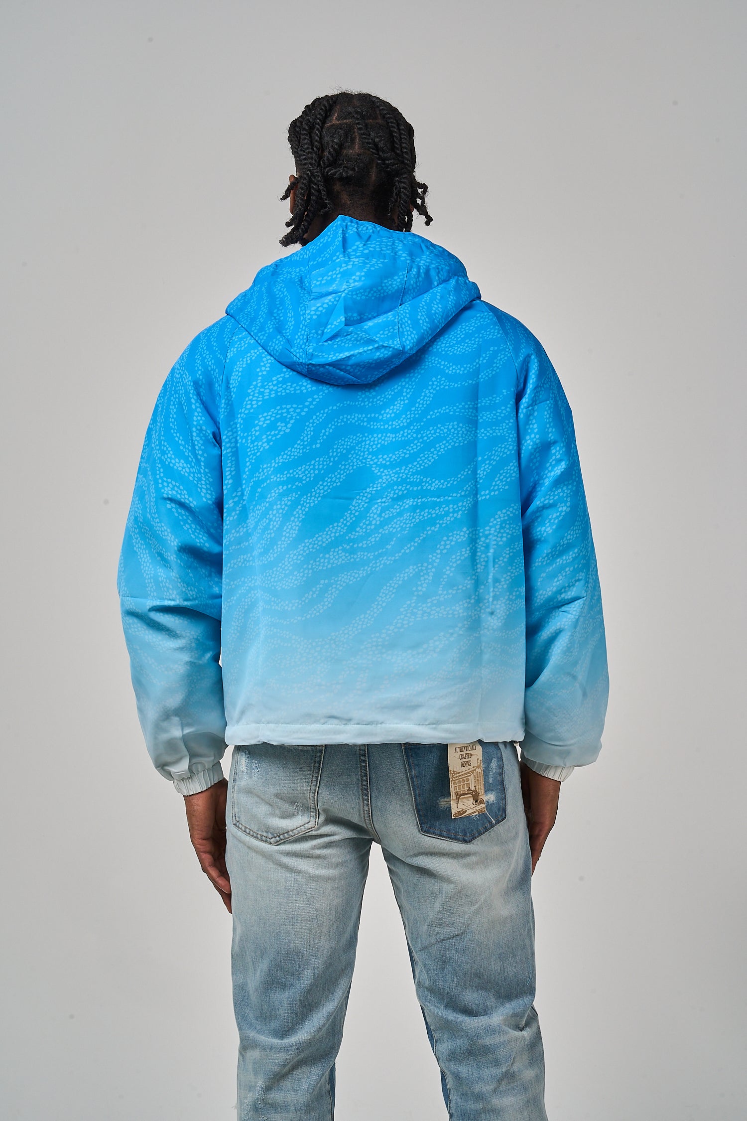 Veste à capuche Nike bleue Detroit Lions Sideline Anorak à demi-zip pour homme Veste à capuche Nike bleue Detroit Lions Sideline Anorak à demi-zip pour homme
