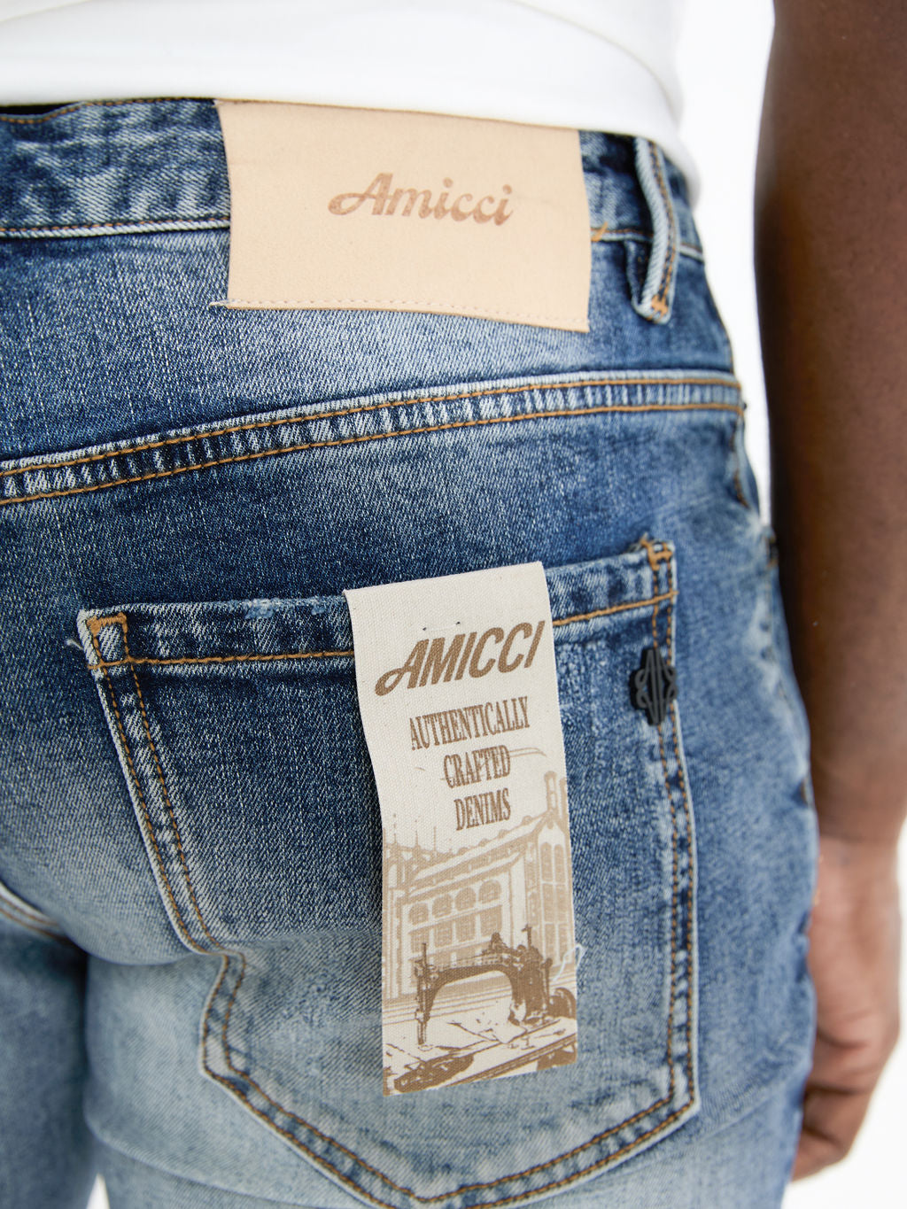 Jeans Skinny Arlow Azul Bandana