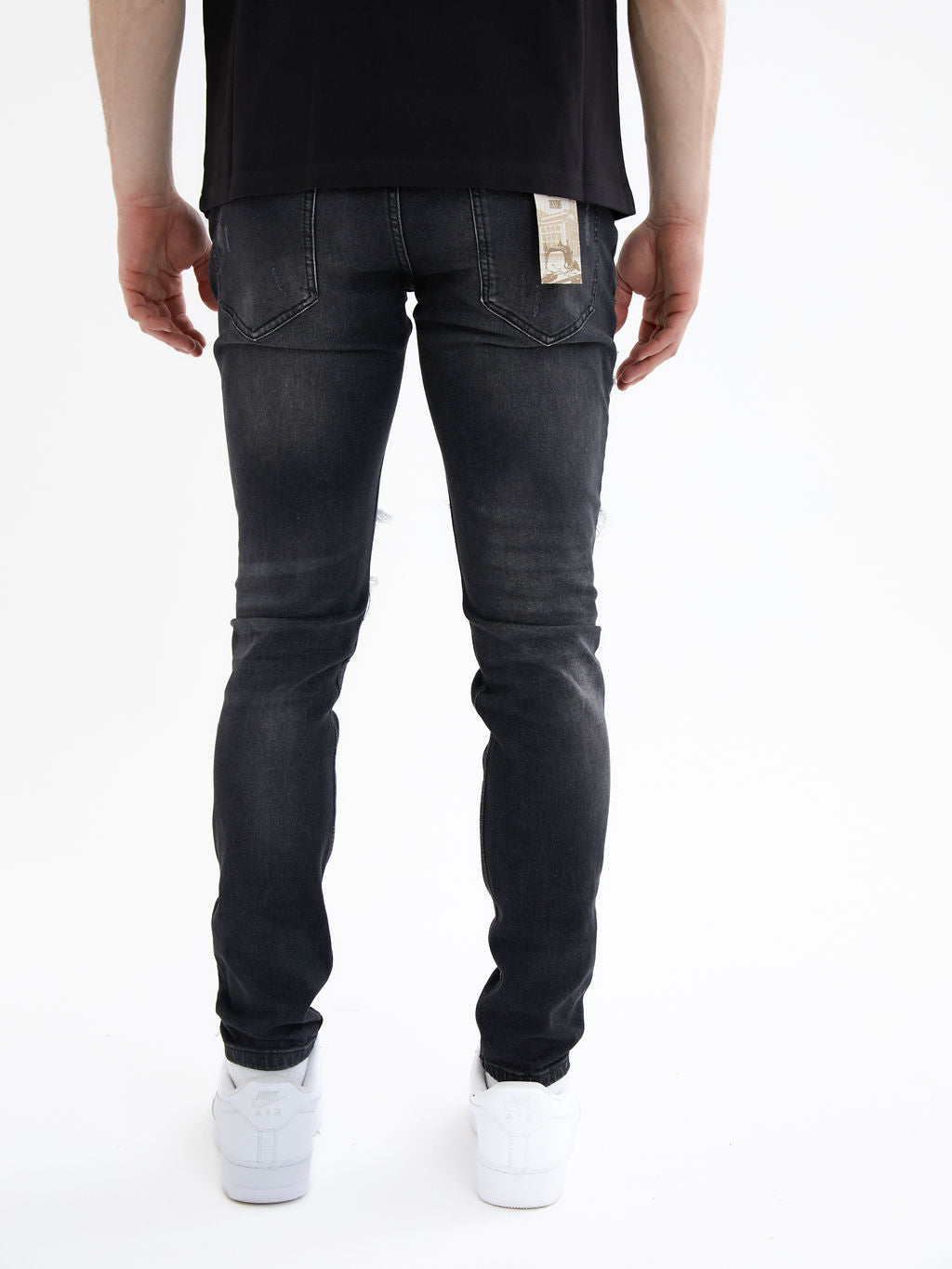 Diego Schwarze Skinny Jeans