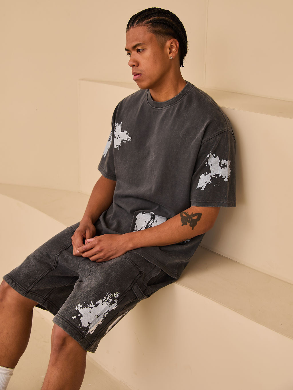 Troyes Set Washed Black