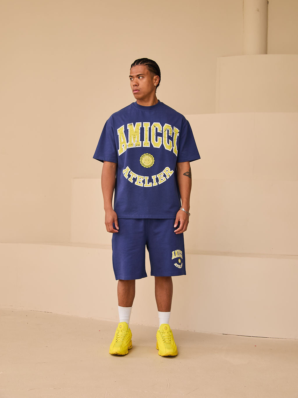 Instituut T-shirt Marineblauw