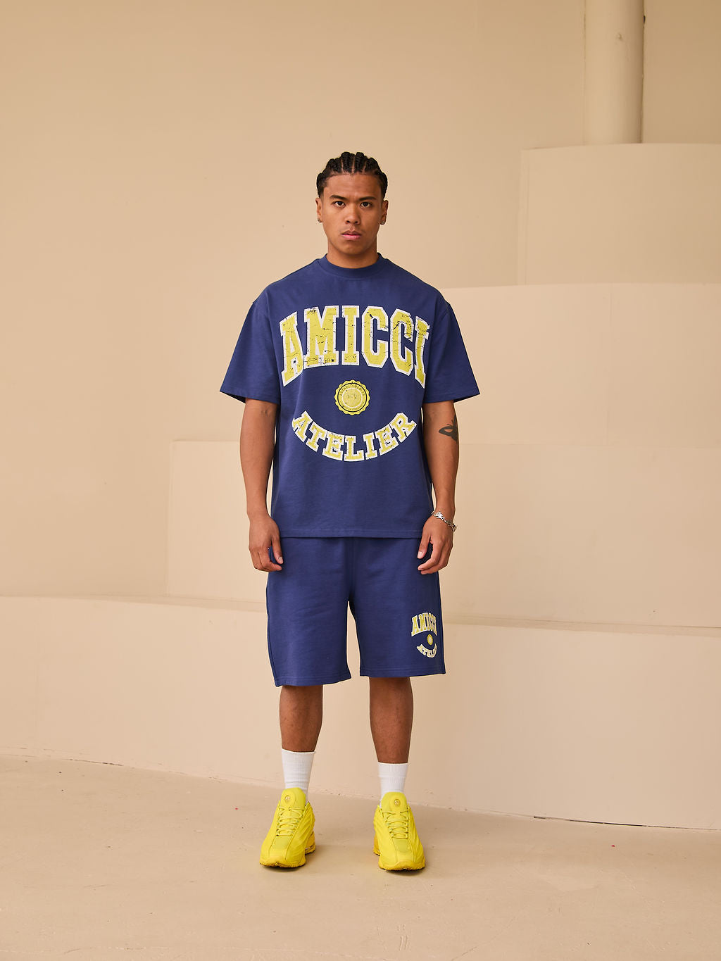 Instituut T-shirt Marineblauw