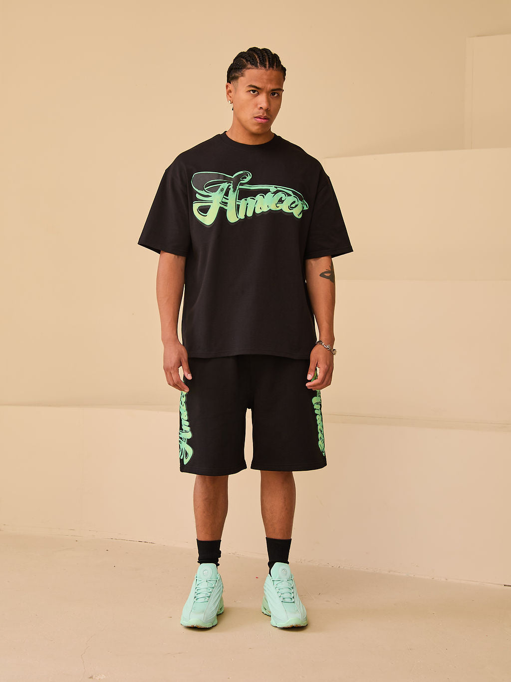 Verdent Graphic T-Shirt Zwart