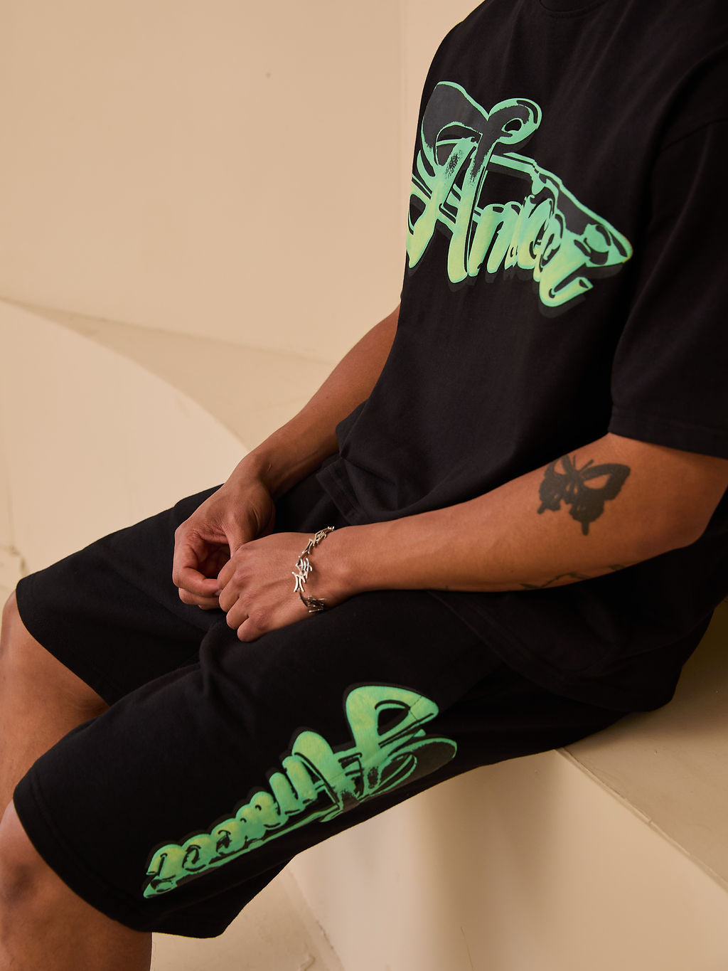 Jogging Graphique Verdent Noir