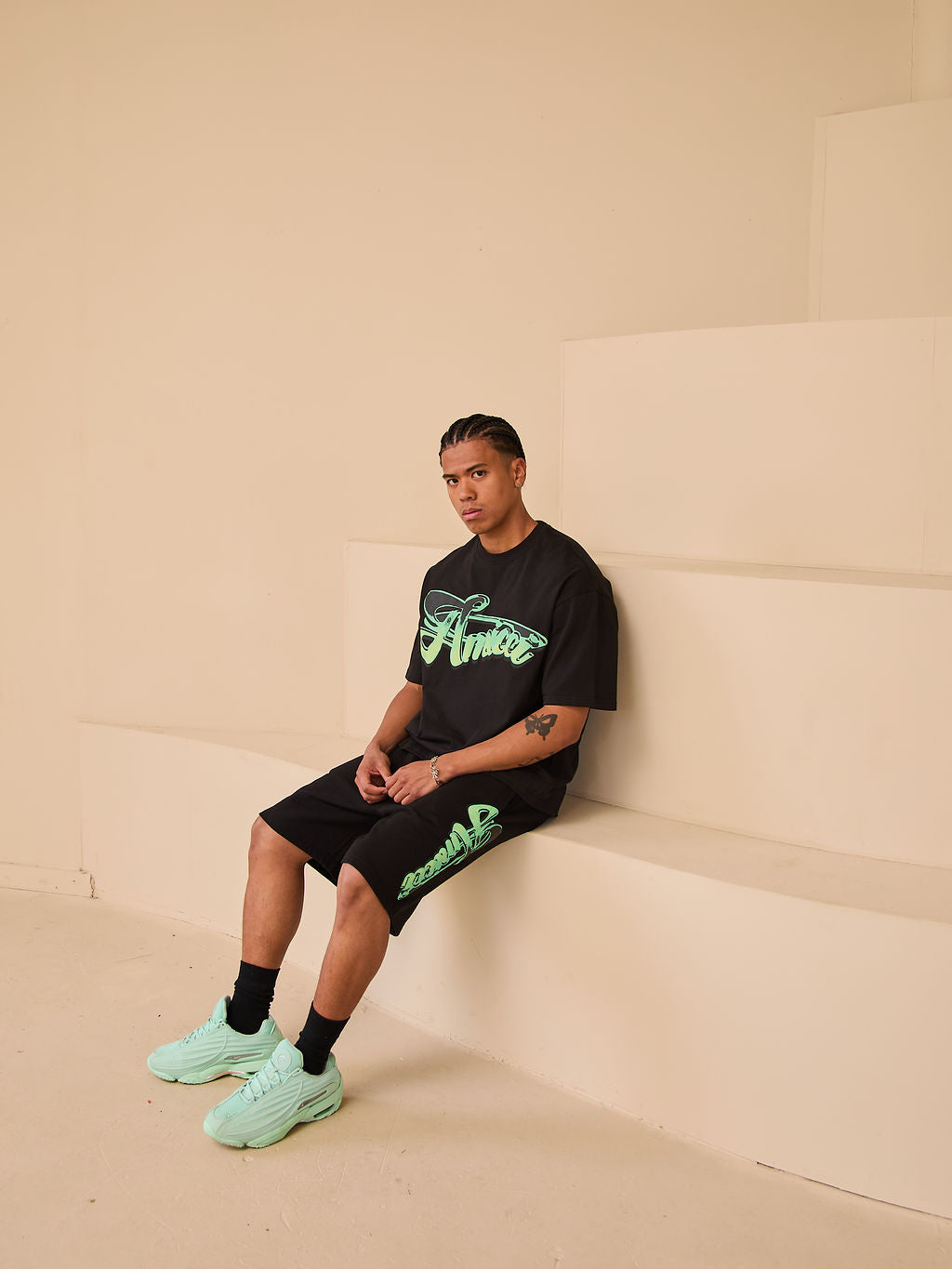 Jogging Graphique Verdent Noir