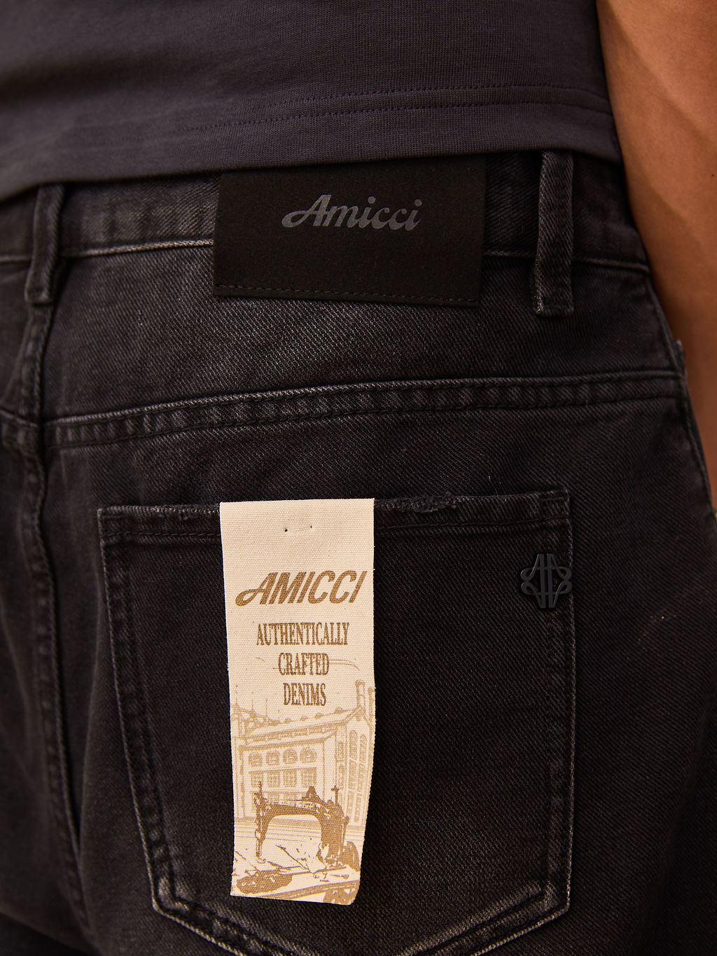 Mason Denim Shorts Black