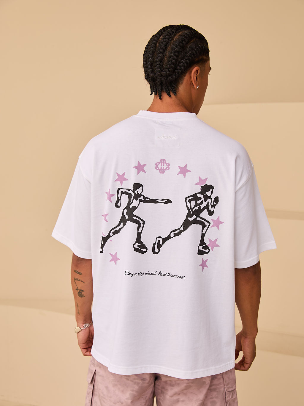 Hasten Graphic T Shirt White