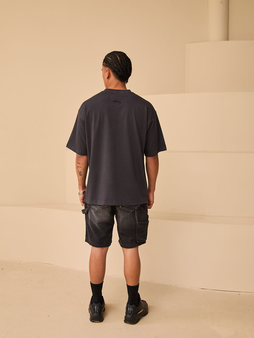 Mason Denim Shorts Black