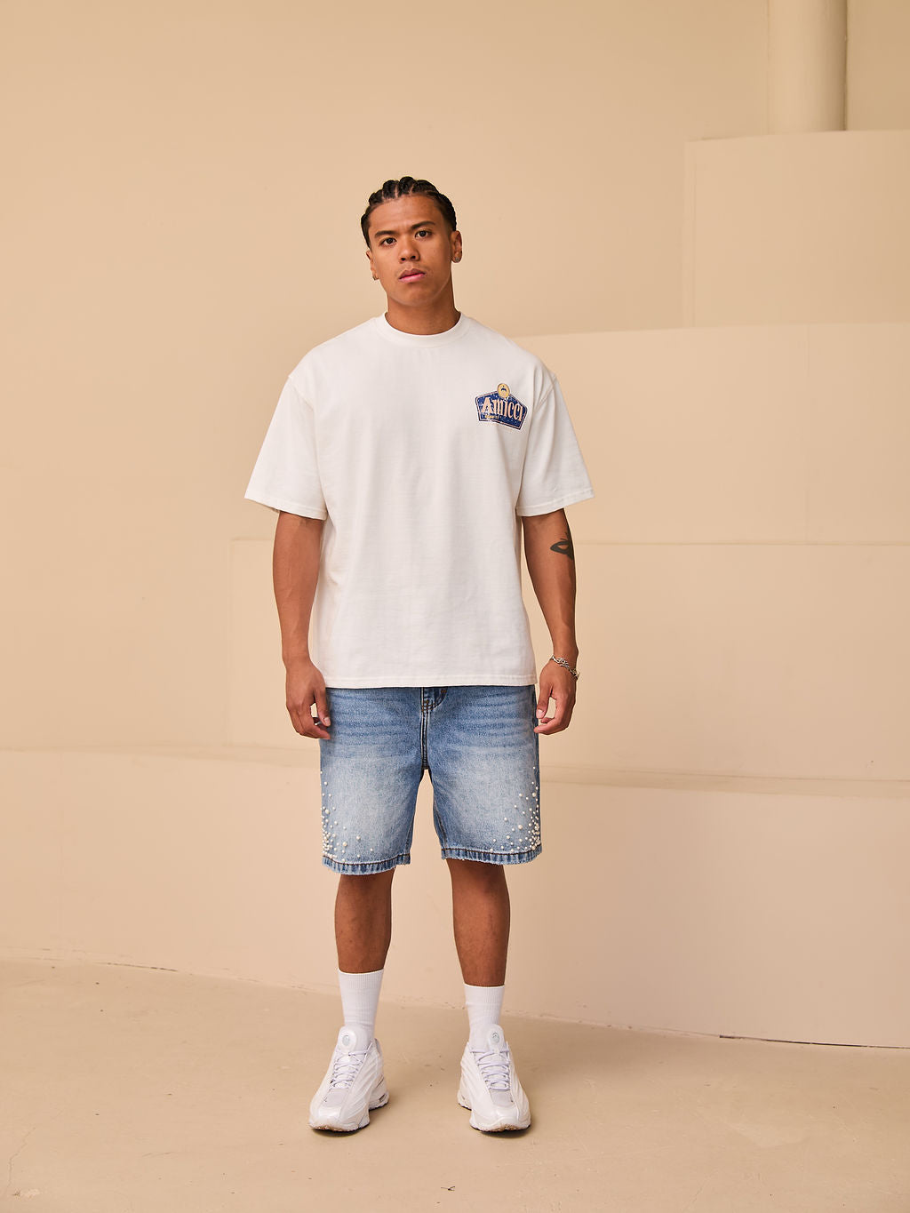 Bulnes Graphic Oversized T-Shirt Wit