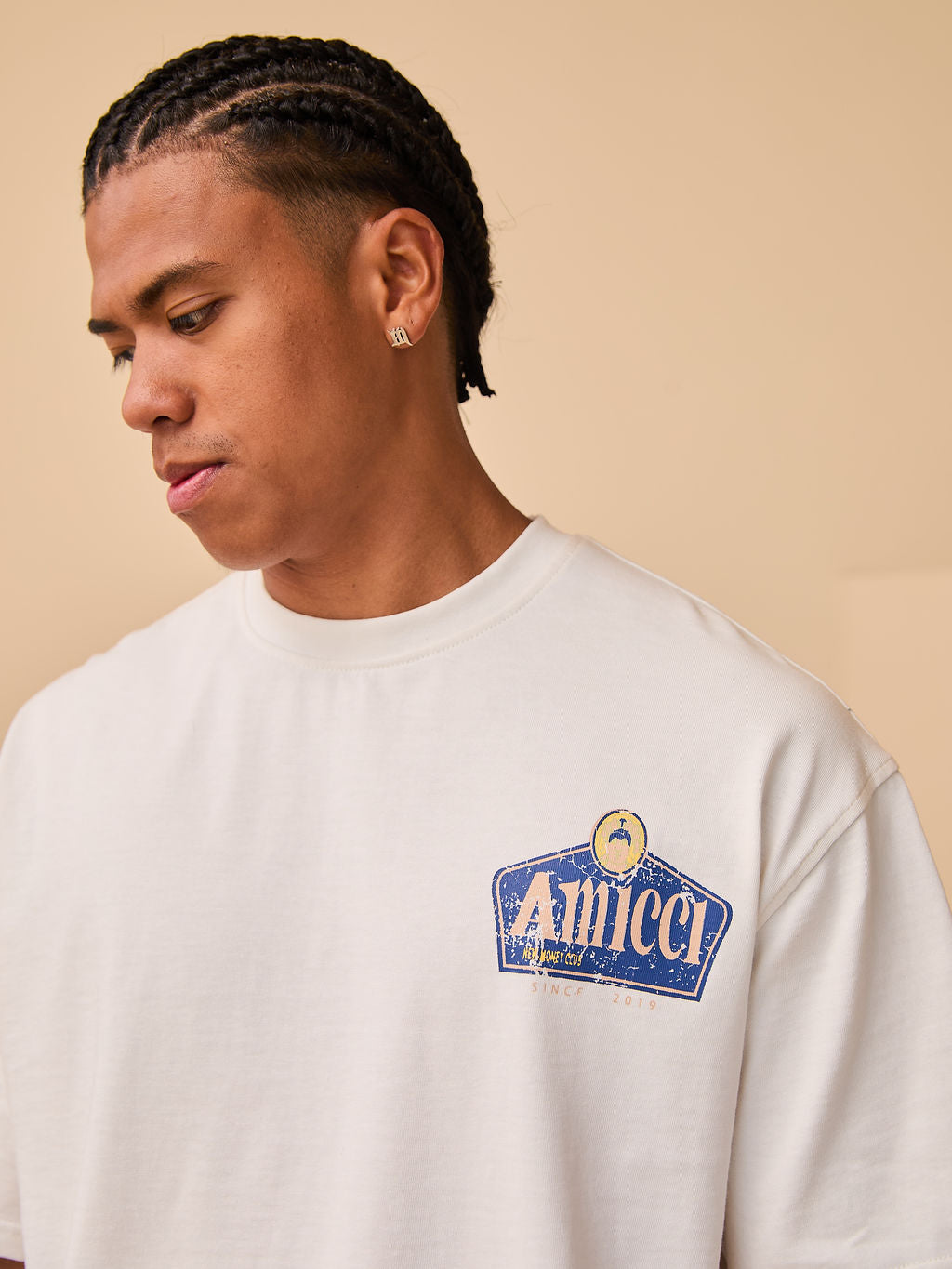 Bulnes Graphic Oversized T-Shirt Wit