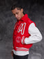 Rouge Rød Varsity Jakke