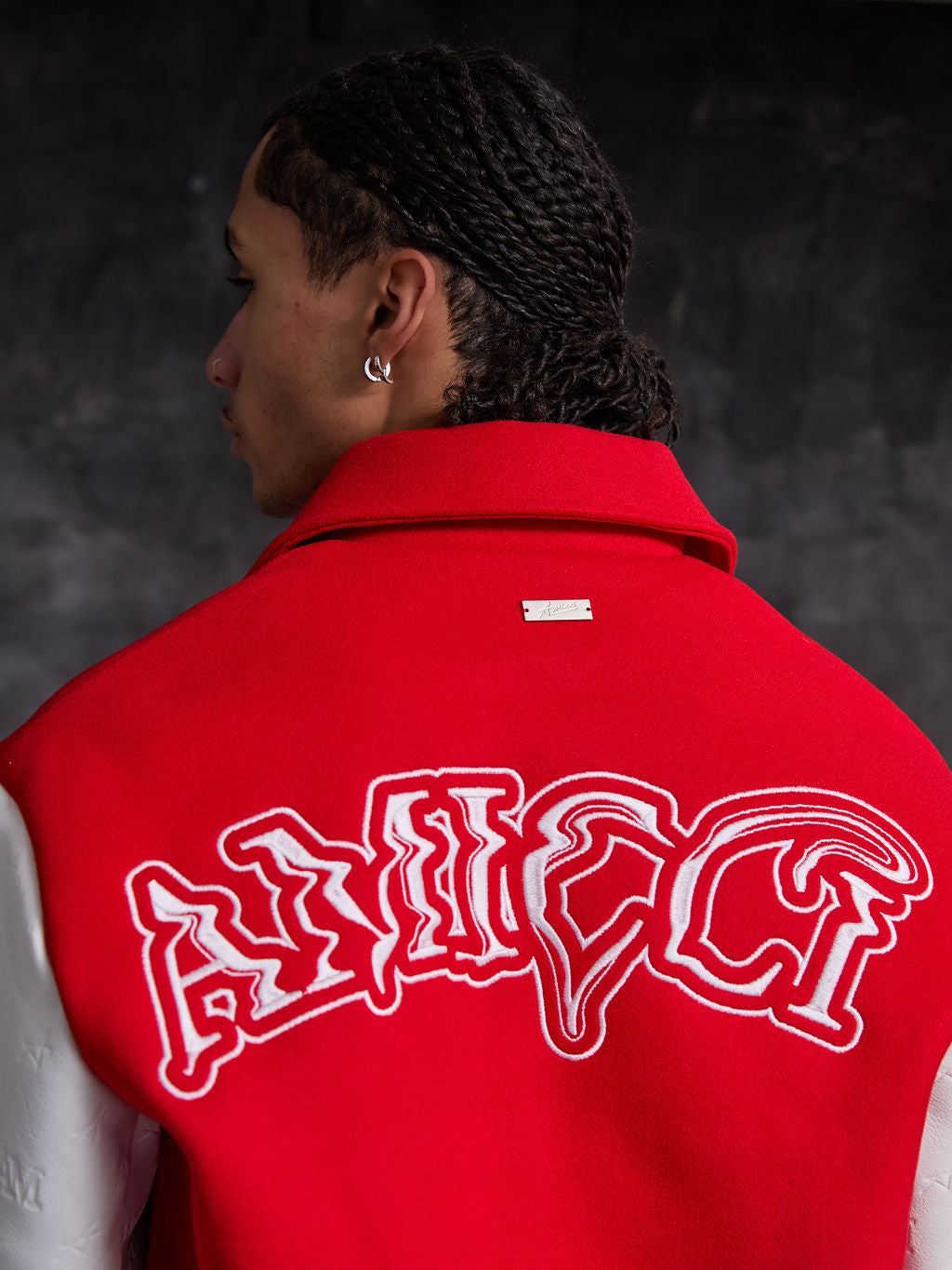 Rouge Varsity-Jacke