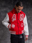 Rouge Rød Varsity Jakke