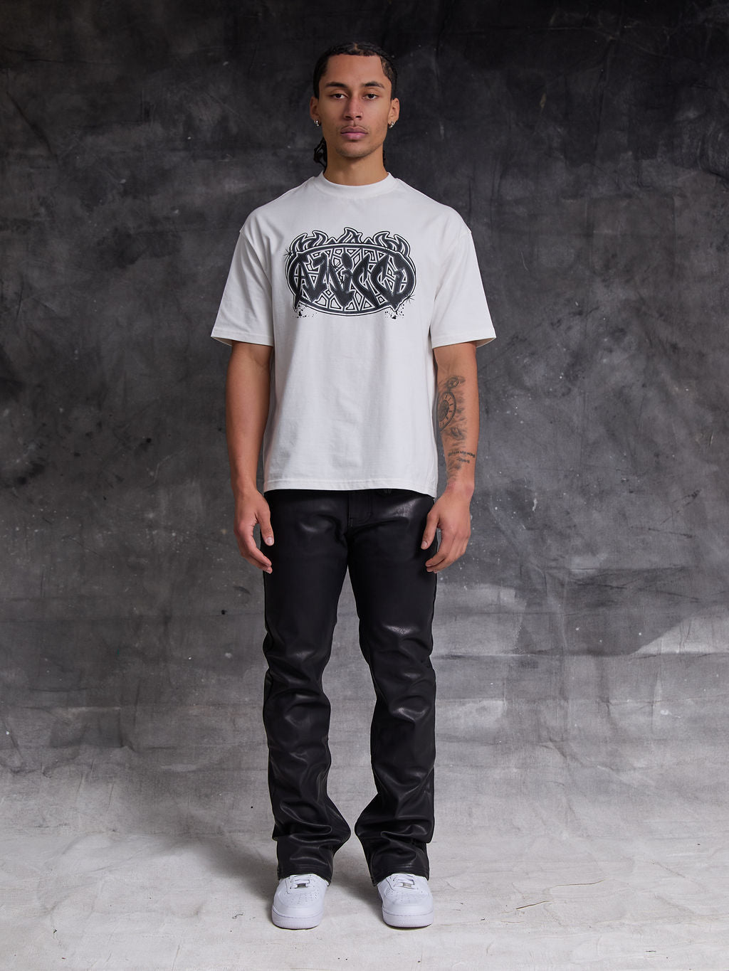 Dario Zwarte Leren Broek