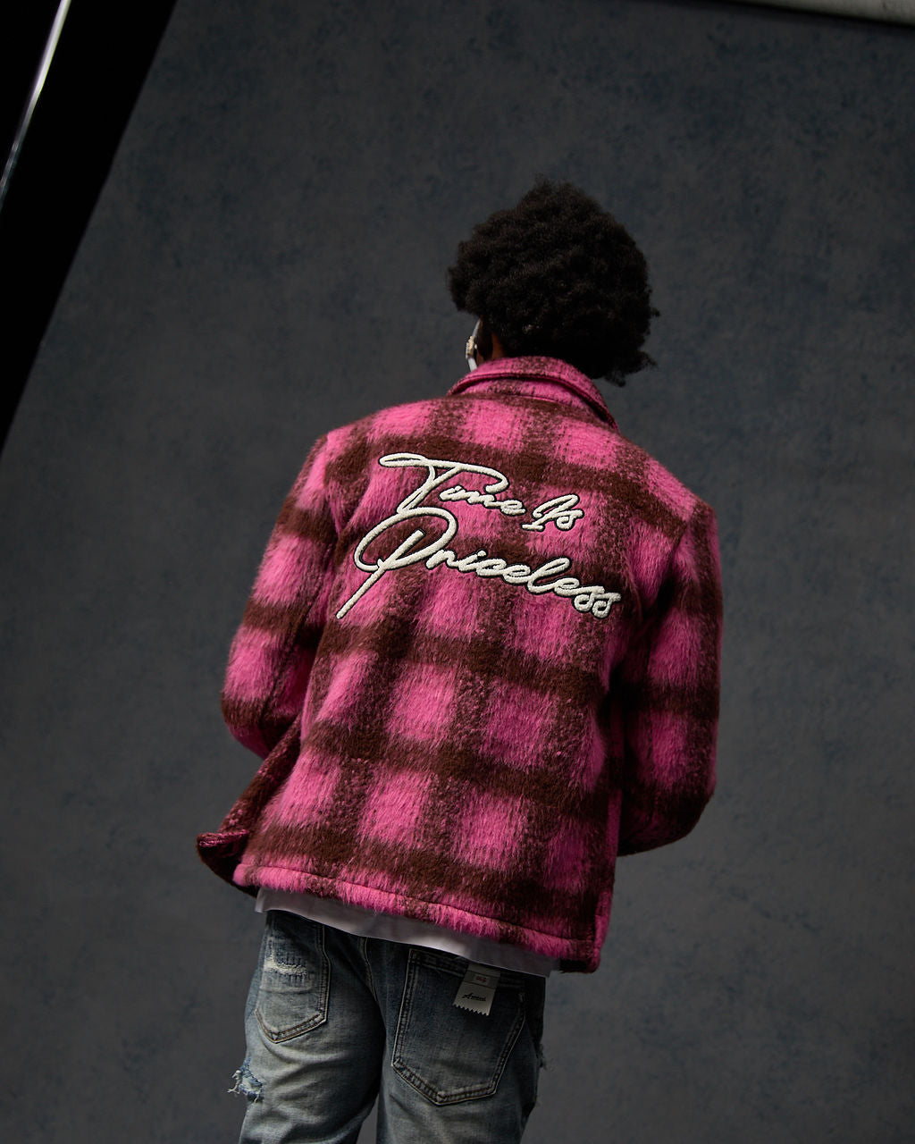 Camisa Rosa Mohair Gennaro