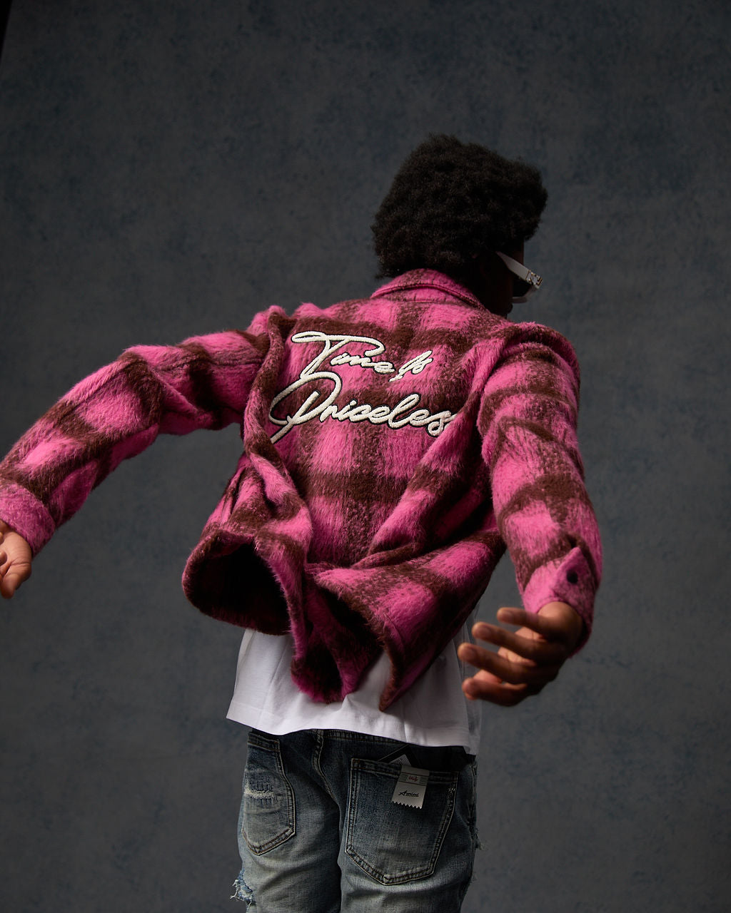 Camisa Rosa Mohair Gennaro