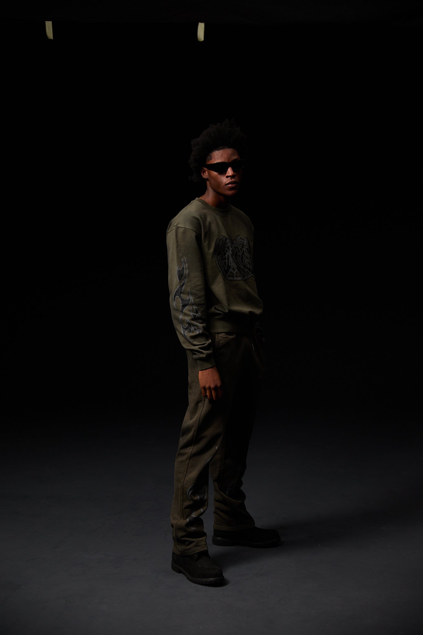 Honova Graphic Broek Groen