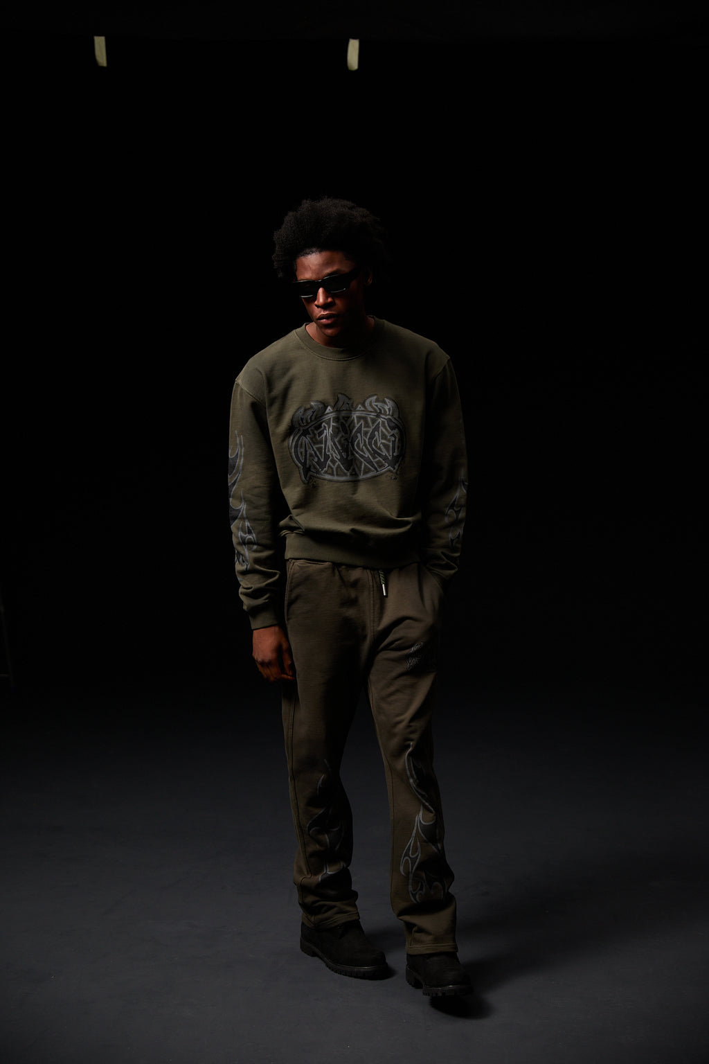 Pantalon Graphique Honova Vert