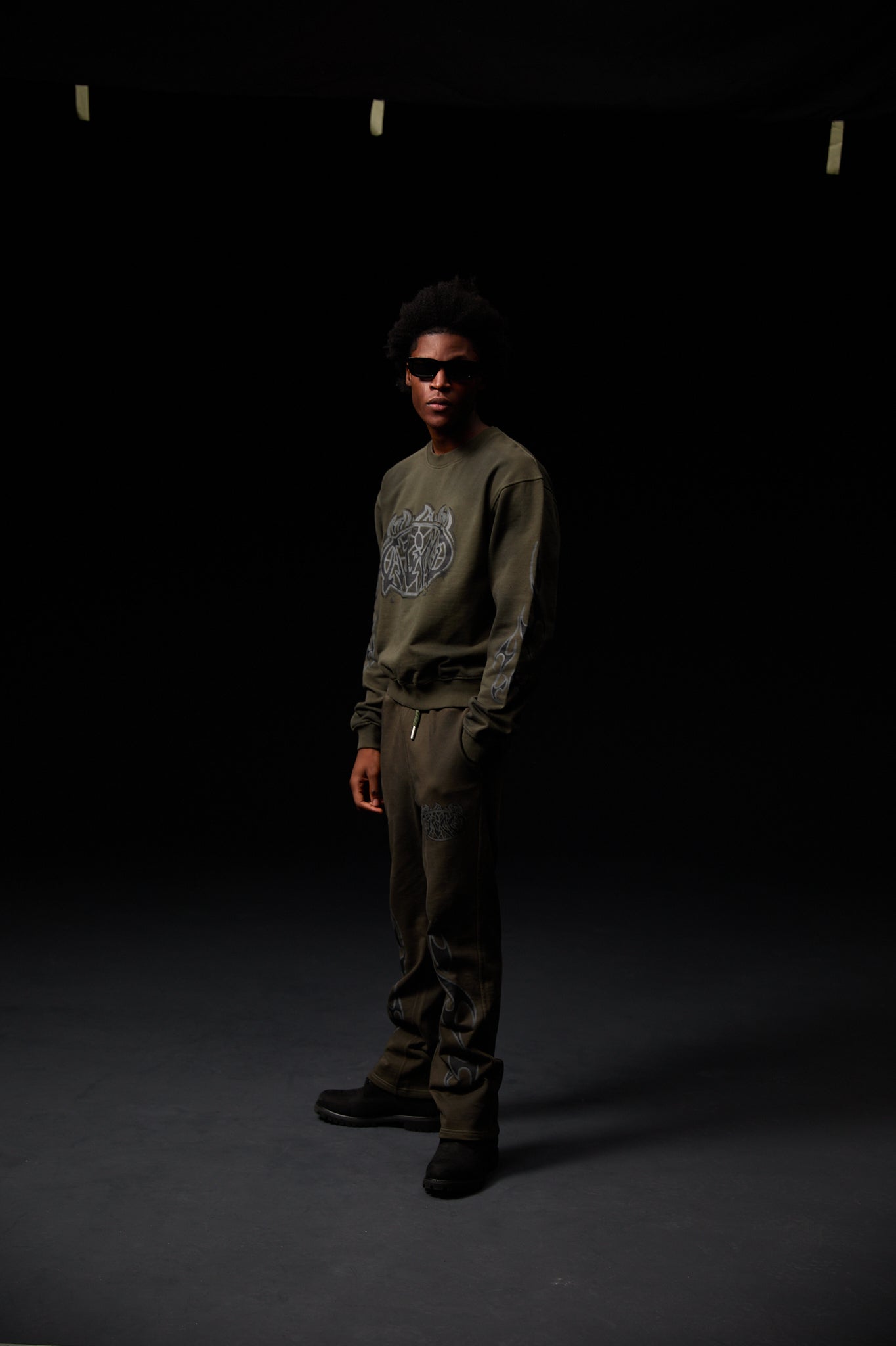 Honova Graphic Broek Groen