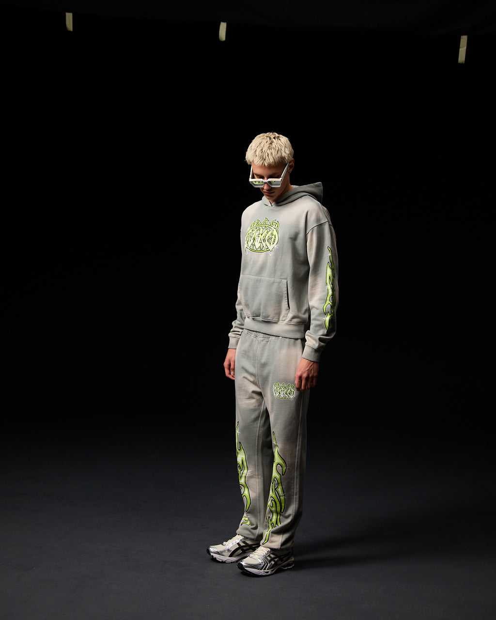 Paola Graphic Jogger Grijs