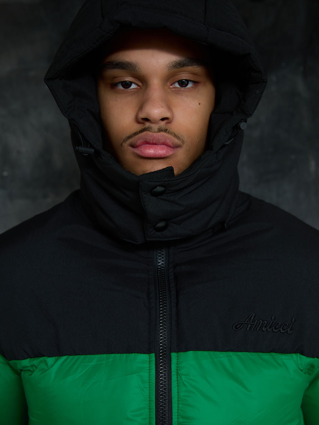 Bellezza Puffer-Jacke Grün