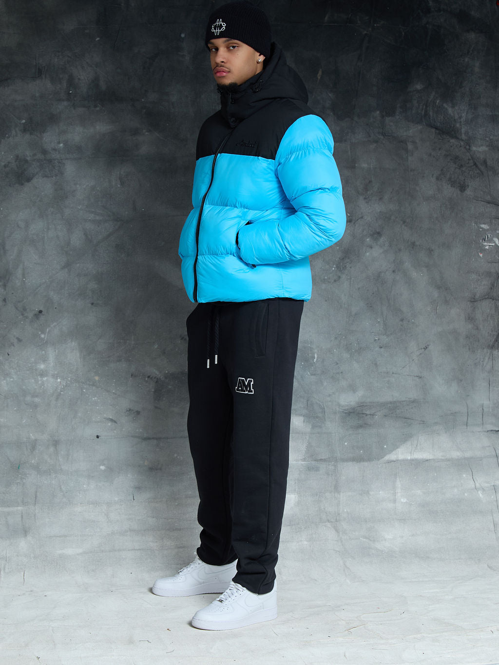 Bellezza Blaue Pufferjacke