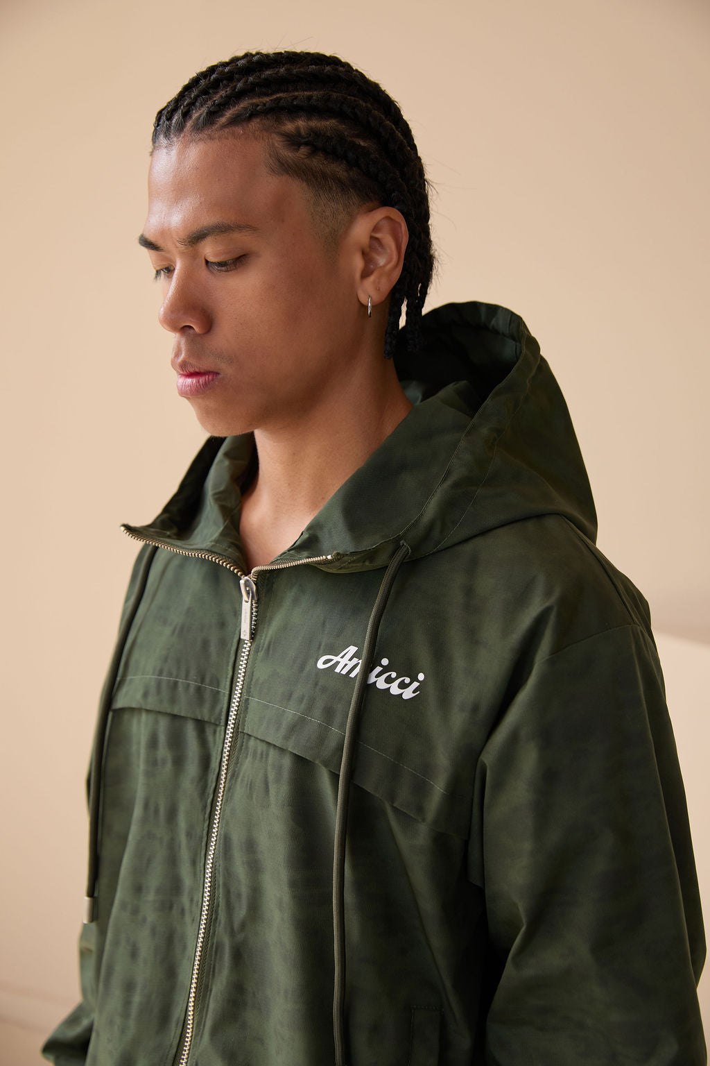 Almeria Windbreaker Set Green