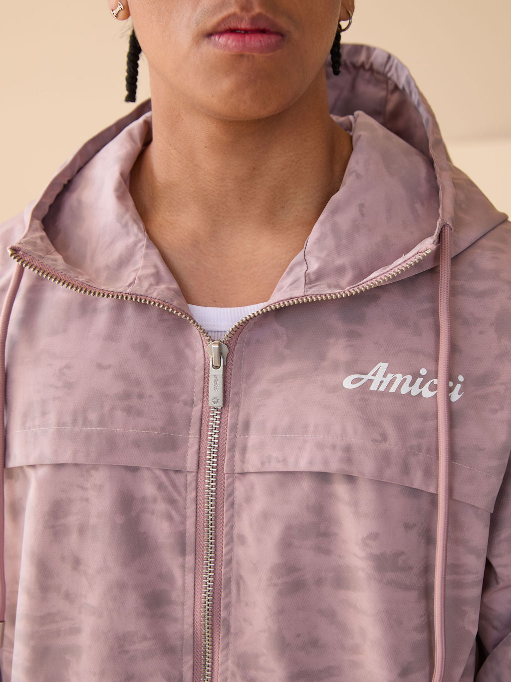 Almeria Windbreaker Set Pink