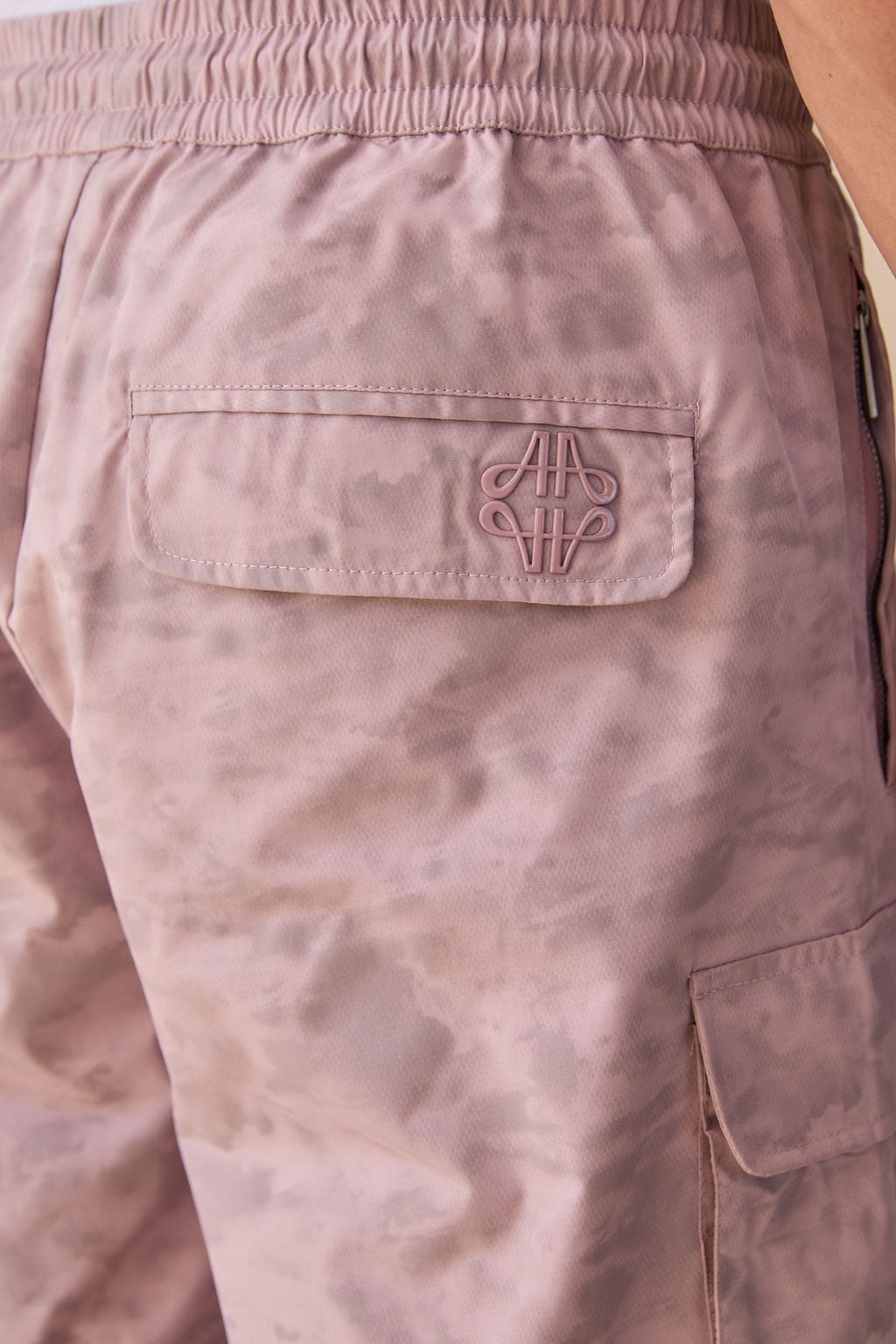 Almeria Patroon Shorts Roze